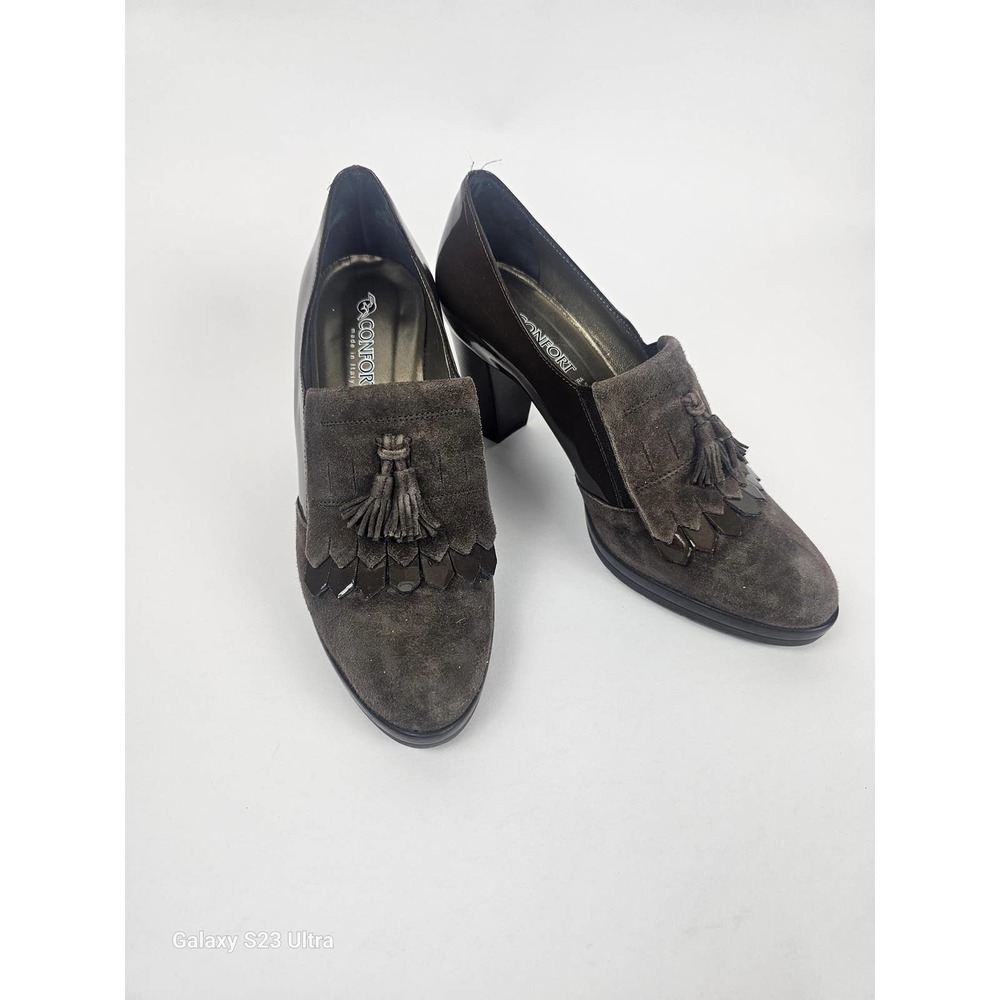 Women's, CONFORT VERA PELLE ankle booties, real leather, sz38